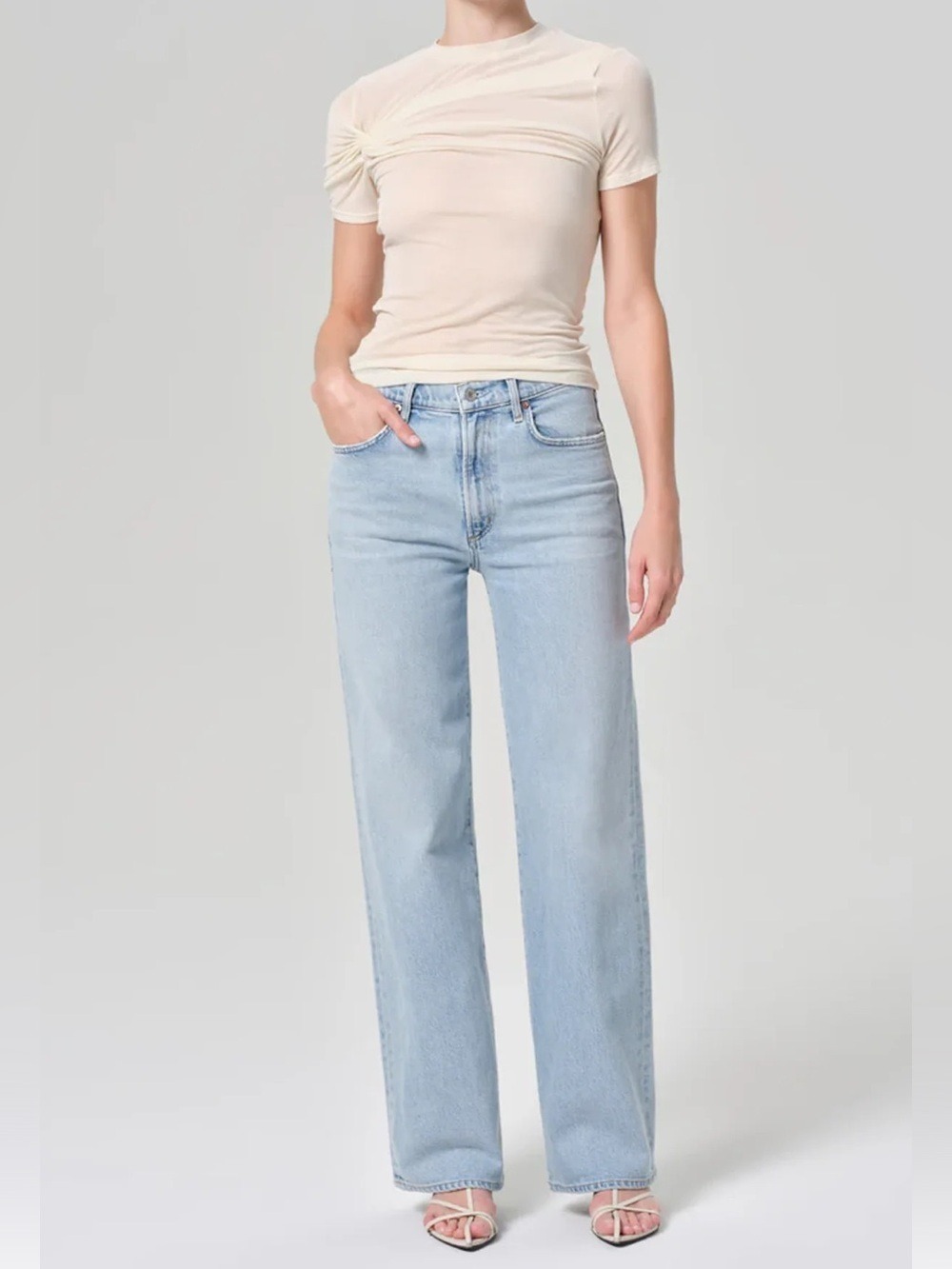 AGOLDE HARPER JEAN MID RISE RELAXED STRAIGHT in BEAM Size 29